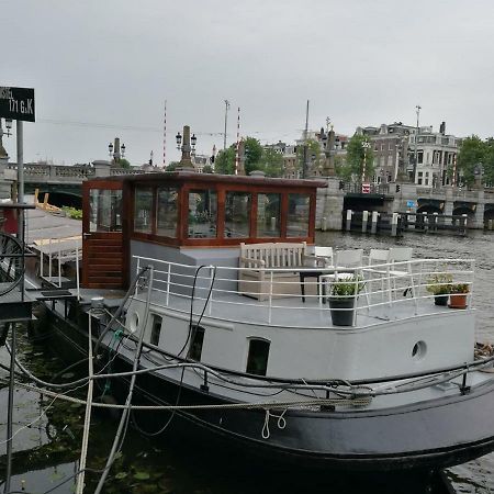 Ferienwohnung Houseboat Rose Amsterdam Exterior foto