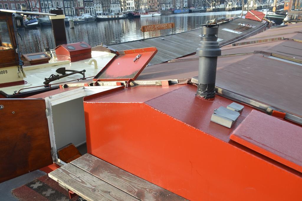 Ferienwohnung Houseboat Rose Amsterdam Exterior foto