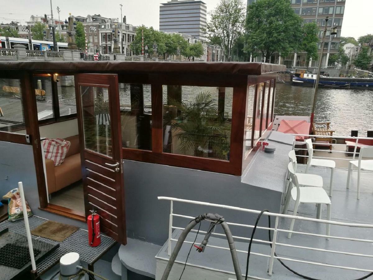 Ferienwohnung Houseboat Rose Amsterdam Exterior foto