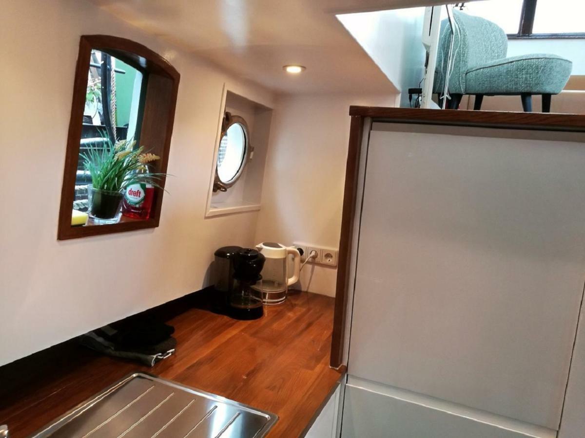 Ferienwohnung Houseboat Rose Amsterdam Exterior foto